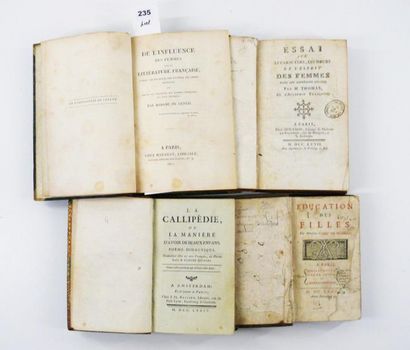 LOT 4 volumes. GENLIS (Félicité, comtesse...