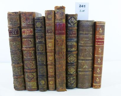 LOT 8 volumes. SAINT-EVREMONT. Oeuvres meslées....