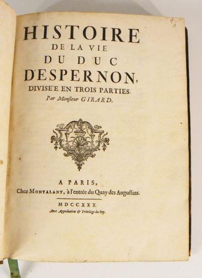 GIRARD (Guillaume, abbé)
Histoire de la vie...