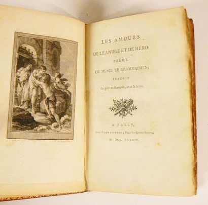 MUSEE, le Grammairien. Les Amours de Léandre...