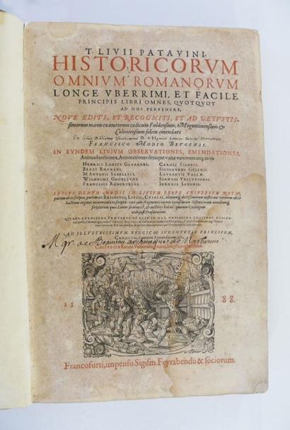 TITE-LIVE. Historicorum omnnium Romanorum....