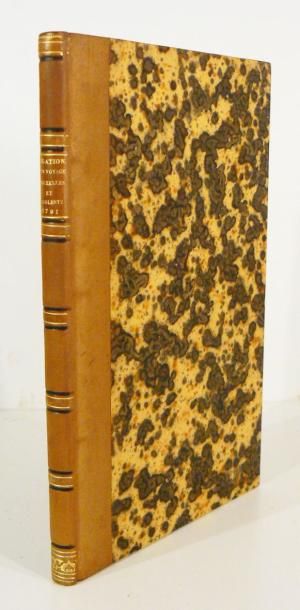 [LOUIS XVIII]. Relation d'un voyage à Bruxelles...