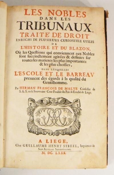 MALTE (Herman François de)
Les Nobles dans...