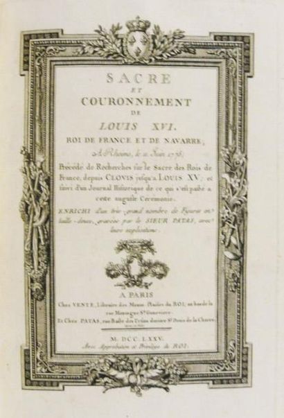 PATAS (Charles-Emmanuel)
Le sacre et couronnement...