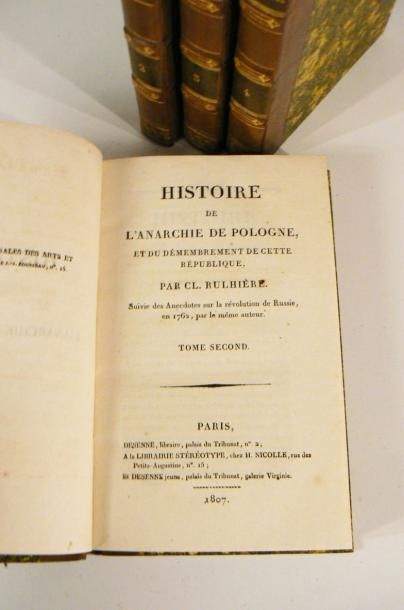 Pologne - RULHIÈRE (Claude Carloman de)
Histoire...