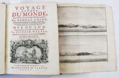 ANSON (George). Voyage autour du monde, fait...