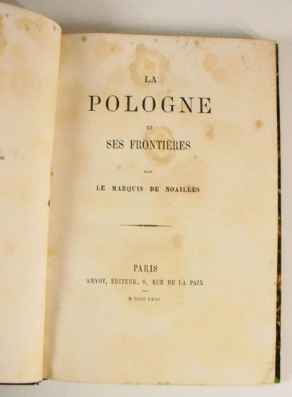Pologne - NOAILLES (Emmanuel Henri Victurnien)....
