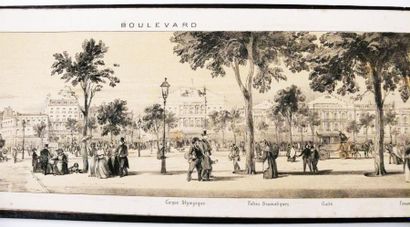 Paris - PROVOST (A.). Panorama intérieur...