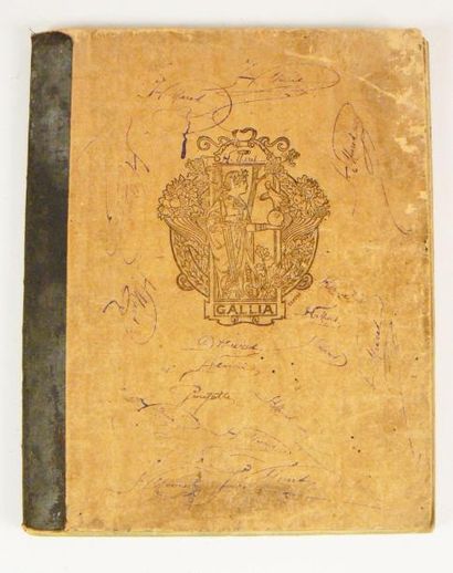 Manuscrit - [MURET (H.)]. Cahier de dessin....