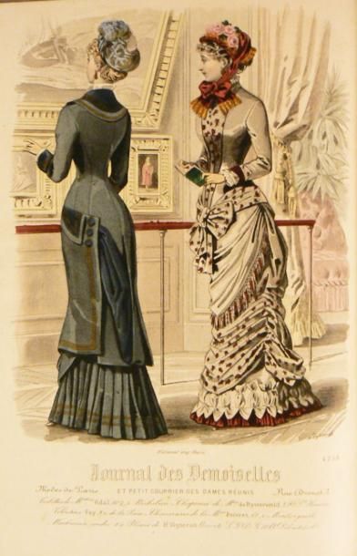 Modes. Journal des demoiselles. Années 1856,...