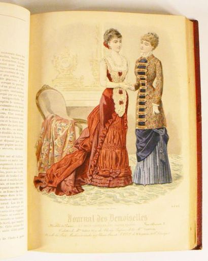 Modes. Journal des demoiselles. Années 1856,...