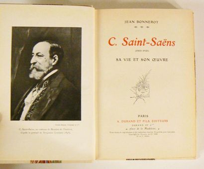 Musique - BONNEROT (Jean). C. SAINT-SAËNS...