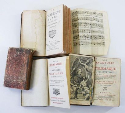 LOT. 4 volumes in-12: - d'ANCOURT, La trahison...