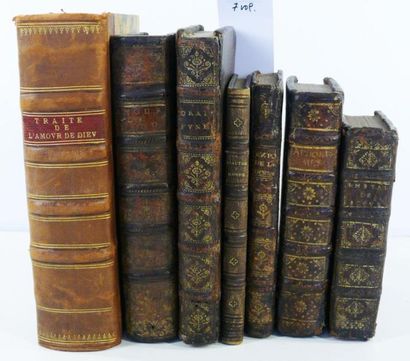 LOT 7 volumes - RELIGION. - BOSSUET (Jacques...