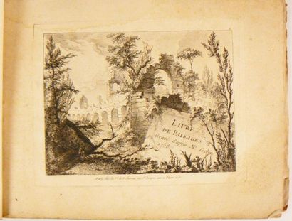 COCHIN (Charles-Nicolas)
Livre de paisages....