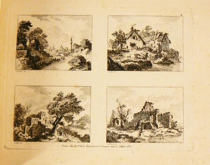 COCHIN (Charles-Nicolas)
Livre de paisages....