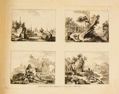 COCHIN (Charles-Nicolas)
Livre de paisages....