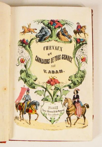 Equitation - ADAM (Victor). Chevaux et cavaliers...