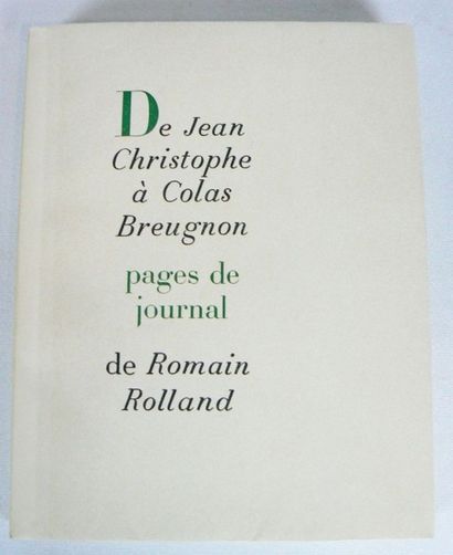 LURÇAT (Jean) & ROLLAND (Romain)
De Jean...