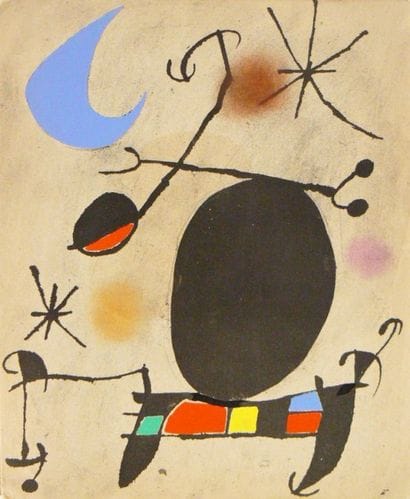 MIRÓ (Joan)
Oiseau solaire, oiseau lunaire,...