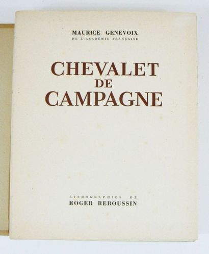 REBOUSSIN (Roger) & GENEVOIX (Maurice)
Le...