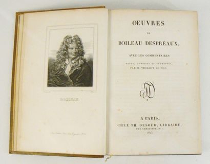 BOILEAU DESPRÉAUX (Nicolas)
Oeuvres. Avec...