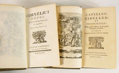 CATULLE, TIBULLE, PROPERCE
Catullus, Tibullus,...
