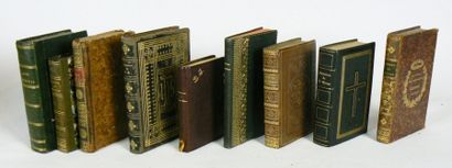 Lot. 9 volumes bien reliés (XIXe s.) : Le...