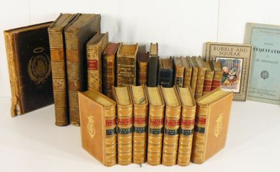 Lot. Lot de 24 volumes reliés (XVIIIe et...