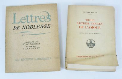 BRICON (Etienne)
Trois autres images de l'amour...