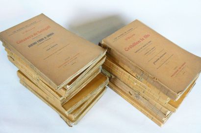 Curiosa. Lot de 18 volumes in-8 brochés de...