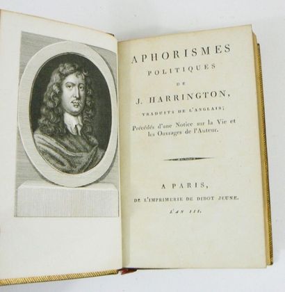 HARRINGTON (James)
Aphorismes politiques,...
