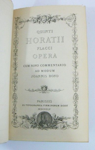 HORACE Quintus Horatius Flaccus
Opera cum...