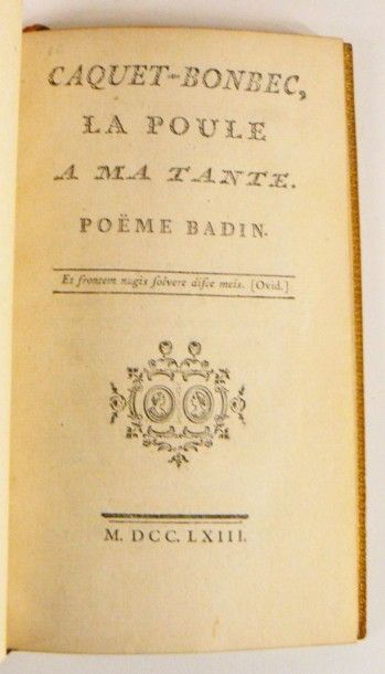 JUNQUIERES (Jean-Baptiste de)
Caquet-Bonbec,...
