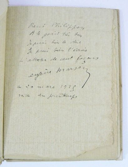 MARSAN (Eugène)
Le nouvel amour. Paris, chez...