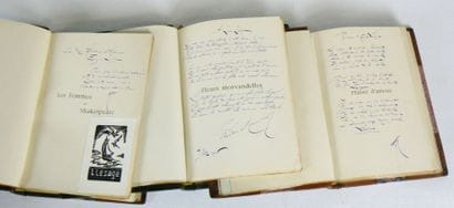 MAURER (Théodore)
Lot de 3 ouvrages reliés...