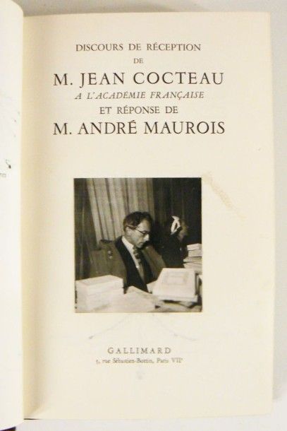 COCTEAU (Jean) & ARAGON (Louis)
Discours...