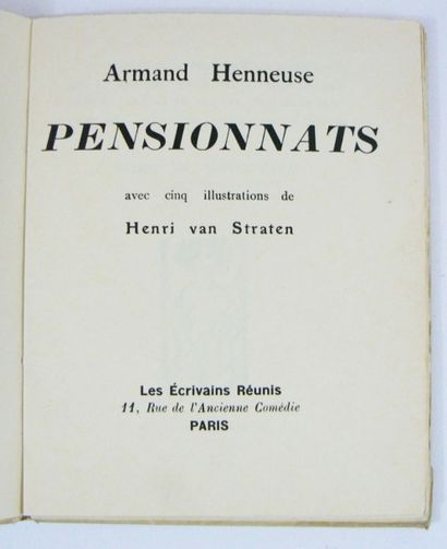 Curiosa - VAN STRATEN (Henri) & HENNEUSE...