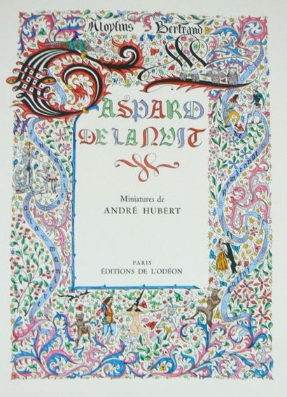 HUBERT (André) & BERTRAND (Louis, dit Aloysius)
Gaspard...