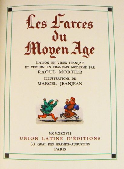 JEANJEAN (Marcel)
Lot de 3 volumes illustrés...
