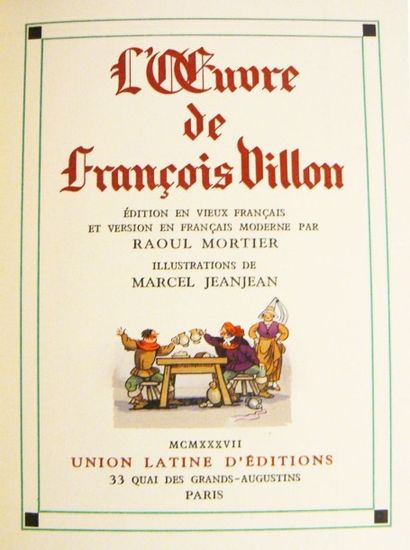 JEANJEAN (Marcel)
Lot de 3 volumes illustrés...