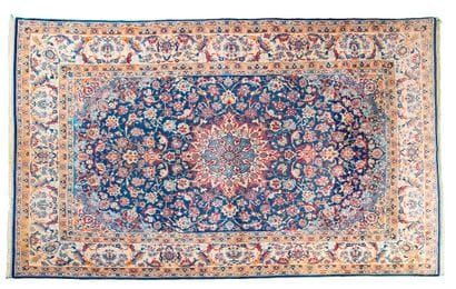 ISPAHAN carpet woven on silk warps and wefts...