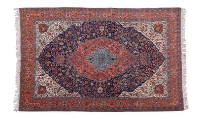 Important and fine TABRIZ carpet (Northwest...