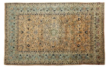 Fine ISPAHAN carpet on silk chain, (Persia),...