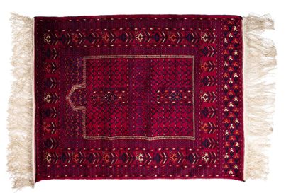 SARYK ENSI silk carpet (Central Asia), mid-20th...