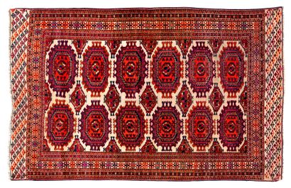 Original BOUKHARA carpet (Central Asia),...