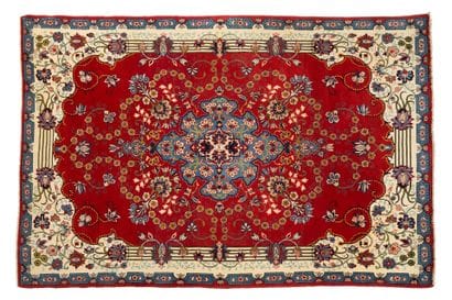 ISPAHAN carpet on silk chain, (Iran), mid-20th...