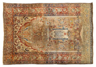 Magnificent HÉRIZ all-silk carpet (Persia),...