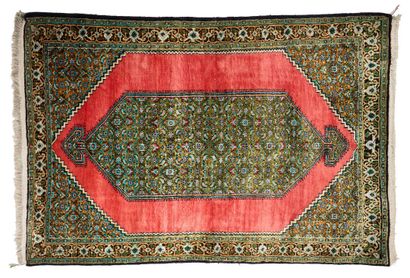 Silk GHOUM carpet (Iran), shah period, mid-20th...