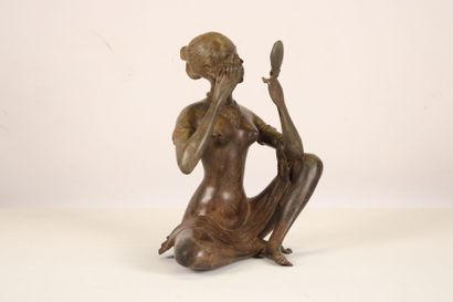 Pierre CHENET (20th century): Bronze subject...